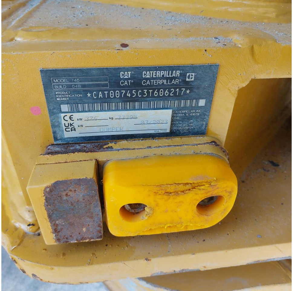 CAT 745 - Articulated dumper: picture 5 CAT 745 - Articulated dumper: picture 5