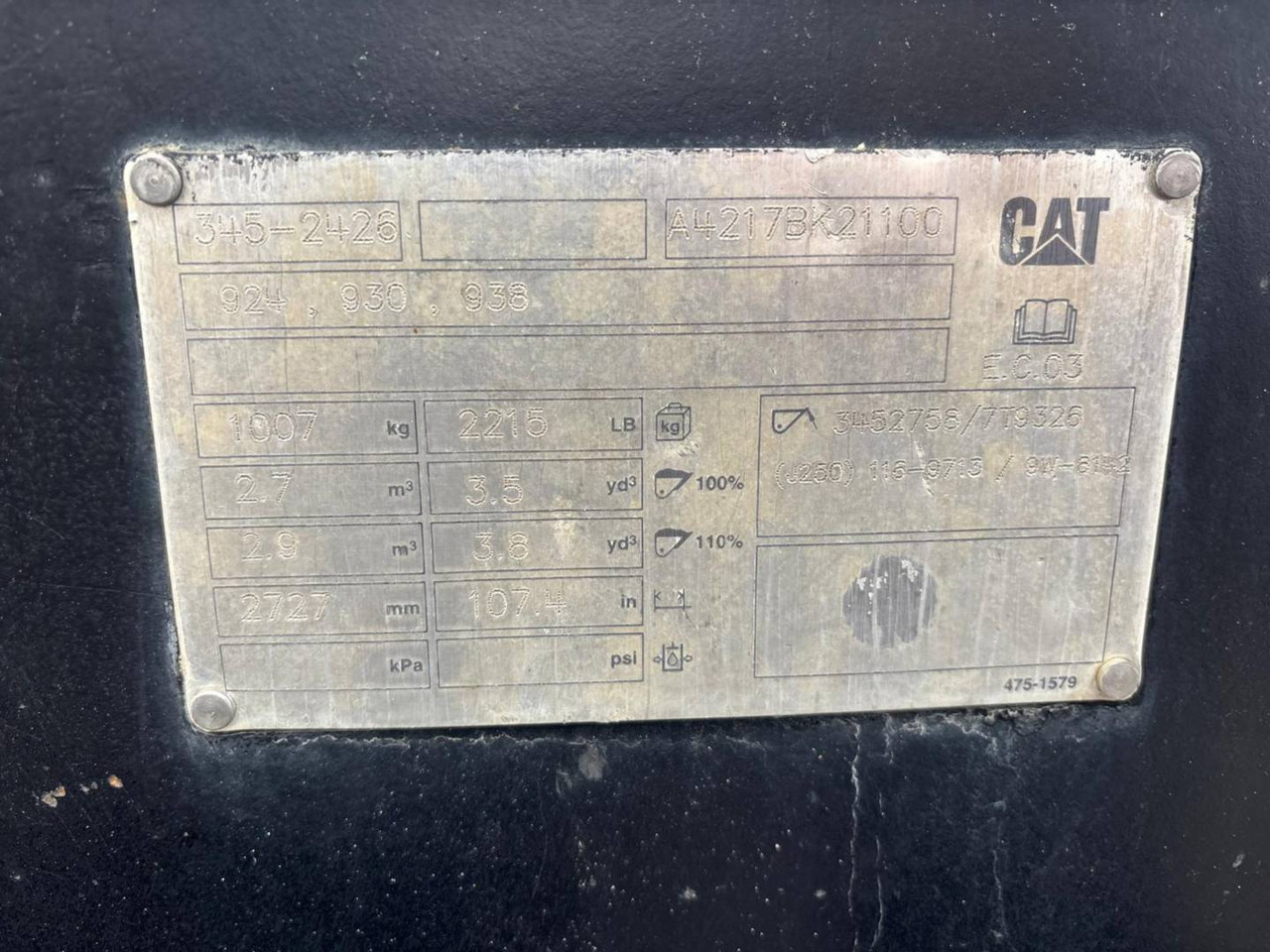 CAT 938M leasing CAT 938M: picture 22