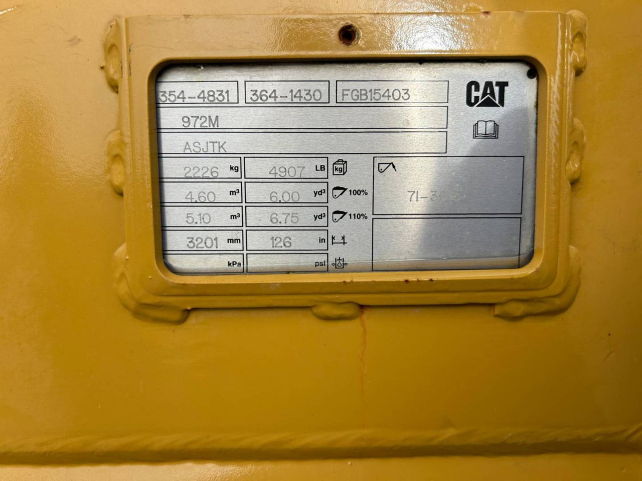 Wheel loader CAT 972M XE: picture 11