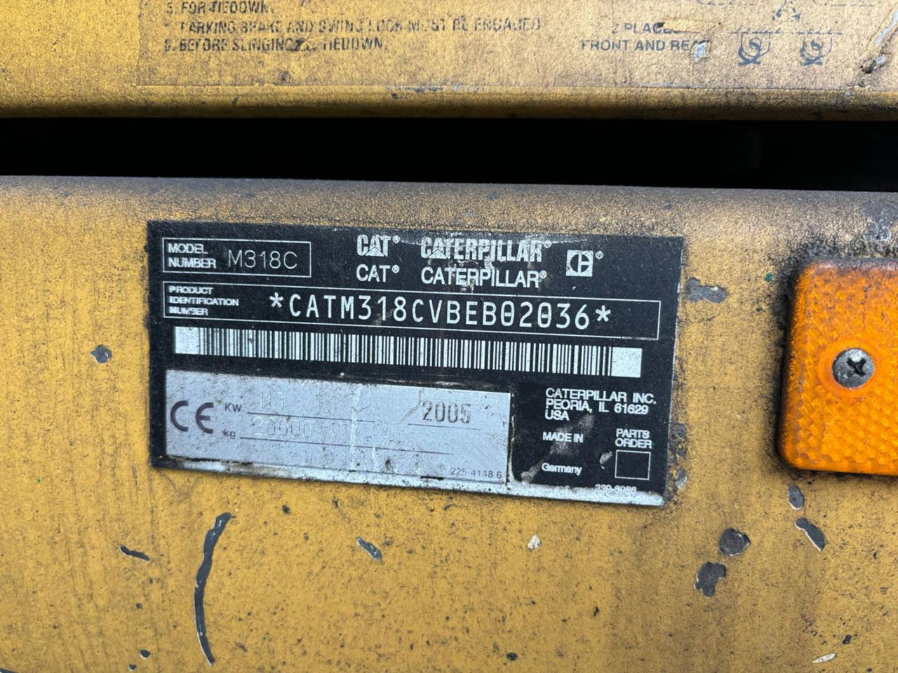 CAT M318C - Wheel excavator: picture 5 CAT M318C - Wheel excavator: picture 5