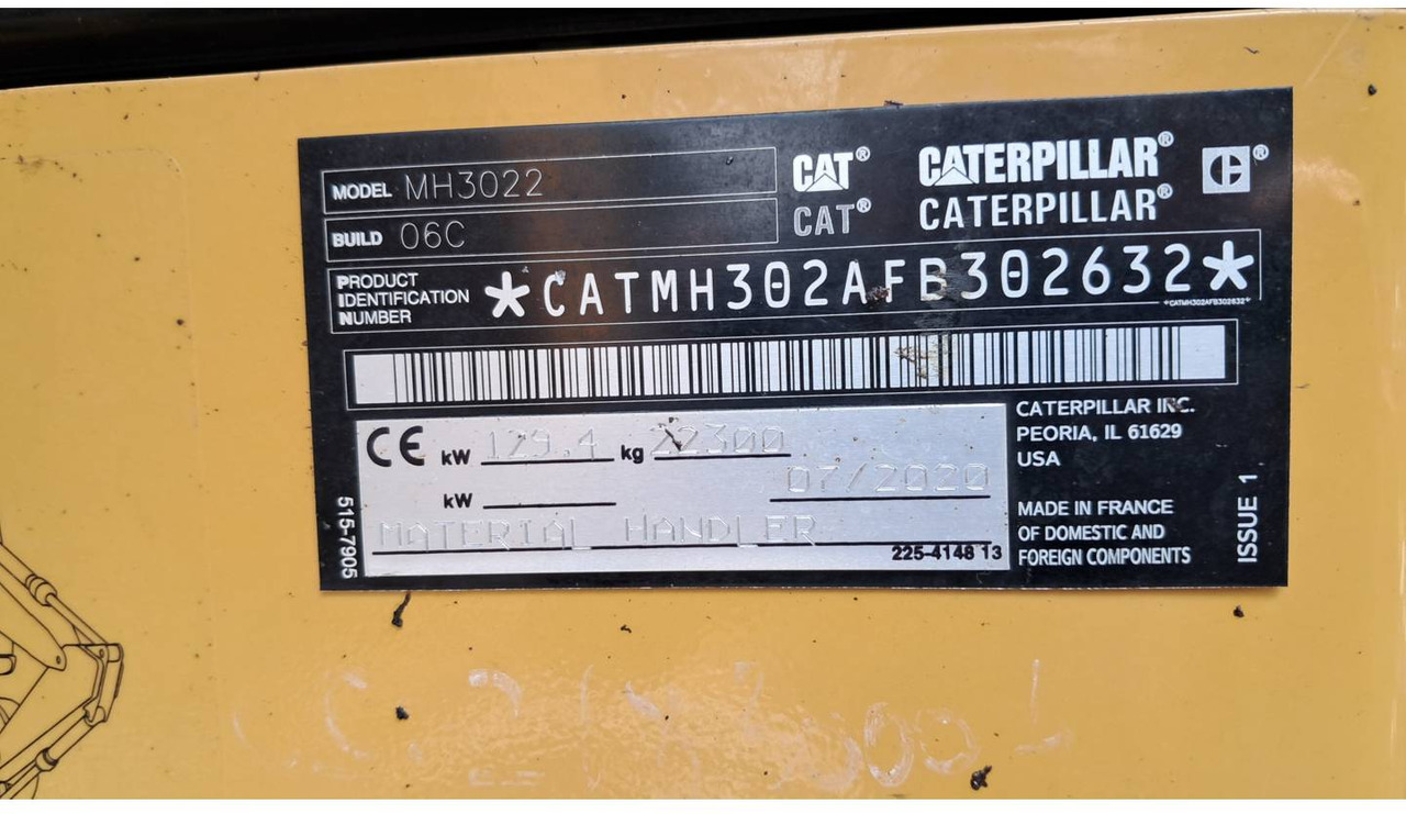 Wheel excavator CAT MH3022-1: picture 6