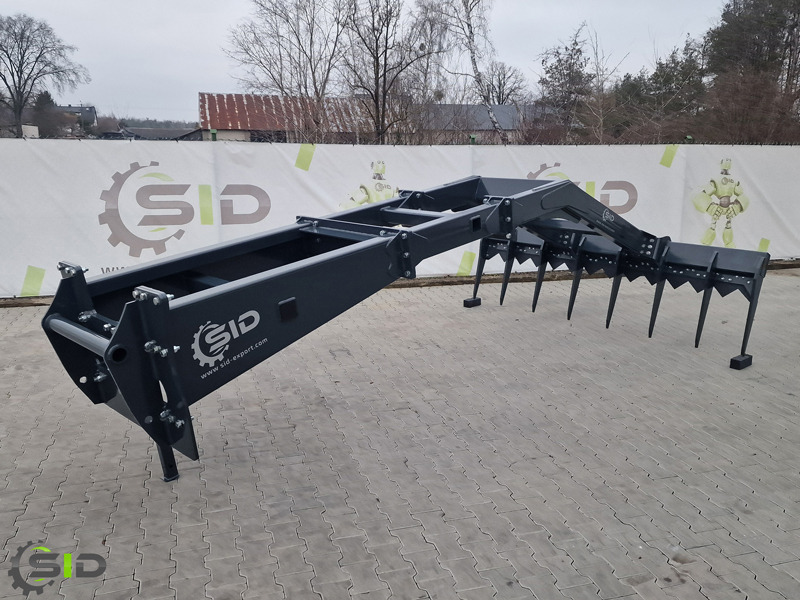 SID Silagekamm Schneidkamm Reißkamm Siloharke / Silage rake / Le râteau d'ensilage 1,80 m - Forks for Compact loader: picture 4 SID Silagekamm Schneidkamm Reißkamm Siloharke / Silage rake / Le râteau d'ensilage 1,80 m - Forks for Compact loader: picture 4