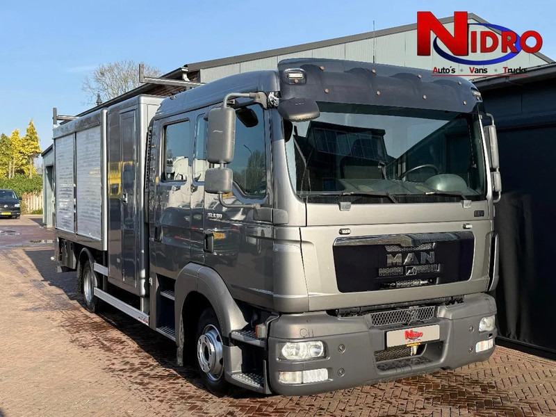 MAN TGL 8.180 EEV CREWCAB I AC I Crane I Manuel I power elektric install - Box truck, Crane truck: picture 1 MAN TGL 8.180 EEV CREWCAB I AC I Crane I Manuel I power elektric install - Box truck, Crane truck: picture 1