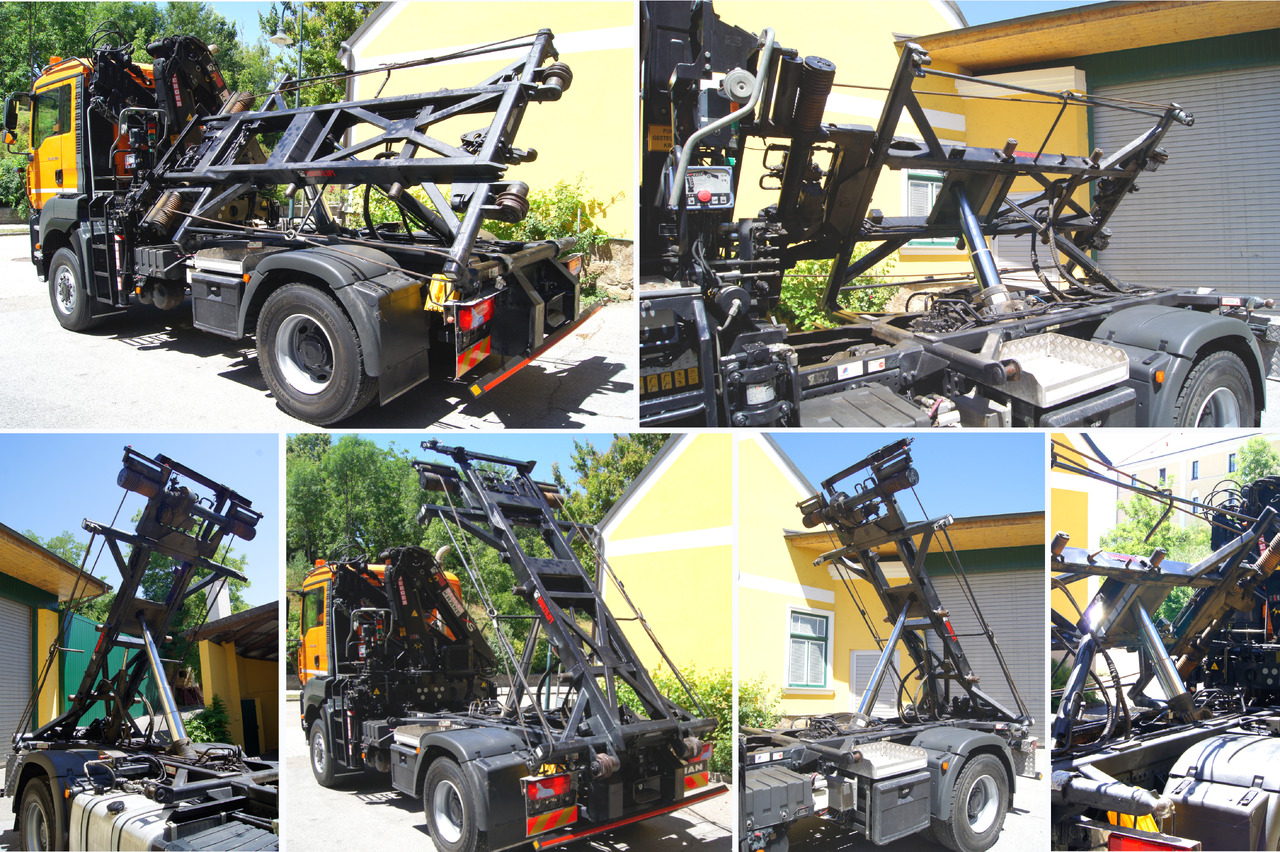 Cable system truck, Crane truck MAN TGA 18.360 BL 4x4/Euro4/TÜV/HIAB 111/MULTILIFT/Winterdienst: picture 13