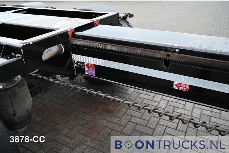 Container transporter/ Swap body semi-trailer D-Tec FLEXITRAILER LS | 2x20-30-40-45ft HC * 2x LIFT AXLE * BPW / DISC * 2x EXTENDABLE: picture 12