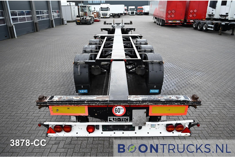 Container transporter/ Swap body semi-trailer D-Tec FLEXITRAILER LS | 2x20-30-40-45ft HC * 2x LIFT AXLE * BPW / DISC * 2x EXTENDABLE: picture 7