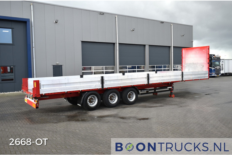 Kögel SN 24 FLATBED | ALU BOARDS * HARDWOOD FLOOR * NL TRAILER * APK 09-2025 * TOP! - Dropside/ Flatbed semi-trailer: picture 1 Kögel SN 24 FLATBED | ALU BOARDS * HARDWOOD FLOOR * NL TRAILER * APK 09-2025 * TOP! - Dropside/ Flatbed semi-trailer: picture 1