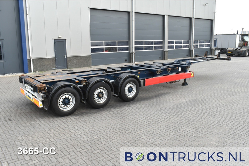 Krone SD BOX LINER | 2x20-40-45ft HC * LIFT AXLE * BPW/DISC * EXTENDABLE REAR * 7x AVAILABLE - Container transporter/ Swap body semi-trailer: picture 1 Krone SD BOX LINER | 2x20-40-45ft HC * LIFT AXLE * BPW/DISC * EXTENDABLE REAR * 7x AVAILABLE - Container transporter/ Swap body semi-trailer: picture 1