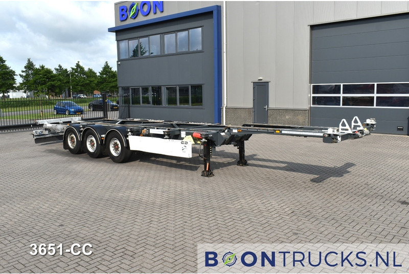 Van Hool A3C002 2x20-30-40-45ft HC * LIFT AXLE * SAF / DISC * EXTENDABLE REAR - Container transporter/ Swap body semi-trailer: picture 4 Van Hool A3C002 2x20-30-40-45ft HC * LIFT AXLE * SAF / DISC * EXTENDABLE REAR - Container transporter/ Swap body semi-trailer: picture 4