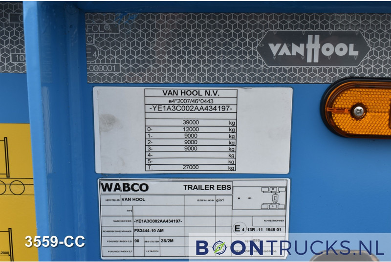 Container transporter/ Swap body semi-trailer Van Hool A3C002 TANK CHASSIS | 20-30ft * ADR AT FL EX/II EX/III * 3680 Kg * NL TRAILER: picture 20