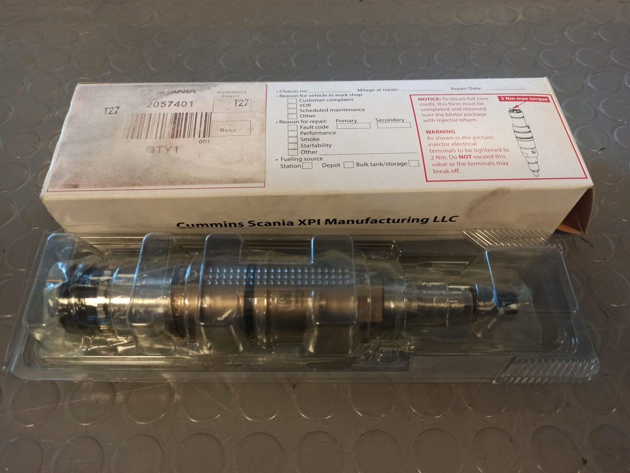SCANIA INJECTOR - 2057401 - Injector for Truck: picture 1 SCANIA INJECTOR - 2057401 - Injector for Truck: picture 1