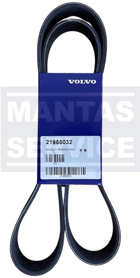 VOLVO V-RIBBED BELT 10PK-1342 21955032, 20983634 - Belt for Truck: picture 1 VOLVO V-RIBBED BELT 10PK-1342 21955032, 20983634 - Belt for Truck: picture 1