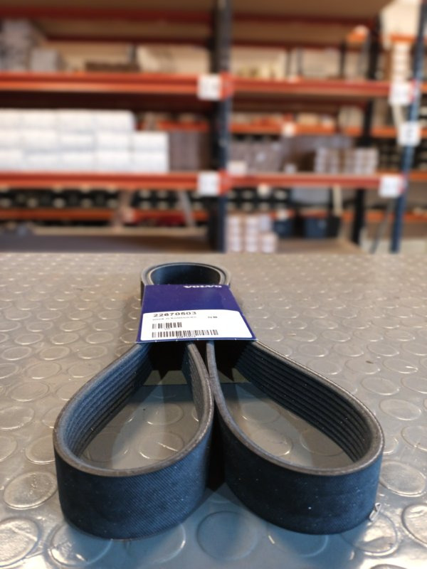 VOLVO V-RIBBED BELT 22670503 - Belt for Truck: picture 2 VOLVO V-RIBBED BELT 22670503 - Belt for Truck: picture 2