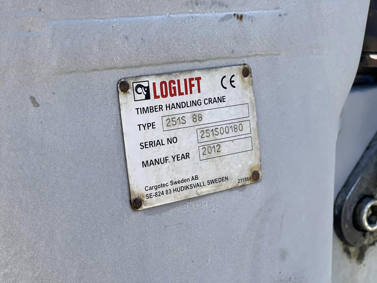 Loglift 251S - Truck mounted crane: picture 4 Loglift 251S - Truck mounted crane: picture 4