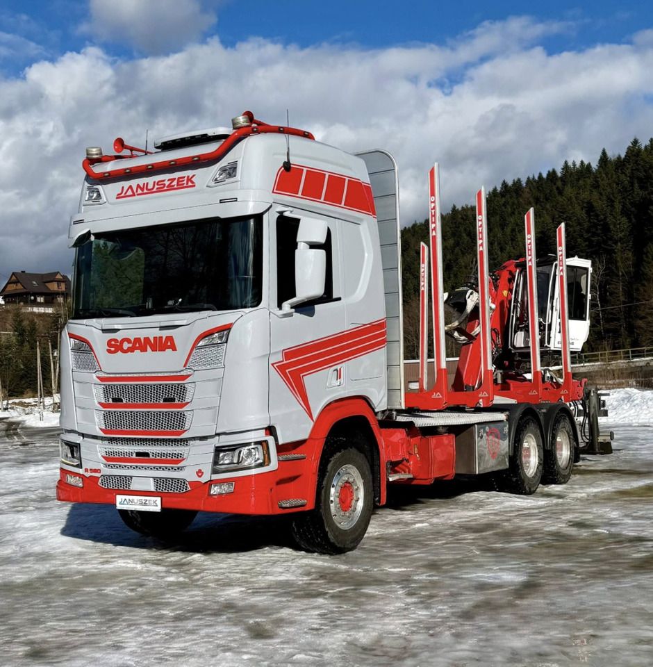 SCANIA R580 - Timber truck: picture 1 SCANIA R580 - Timber truck: picture 1