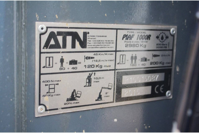 ATN Piaf 1000R - Aerial platform: picture 5 ATN Piaf 1000R - Aerial platform: picture 5