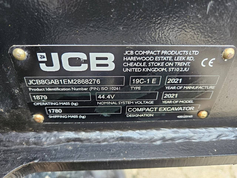 Mini excavator JCB 19C-1 E: picture 12