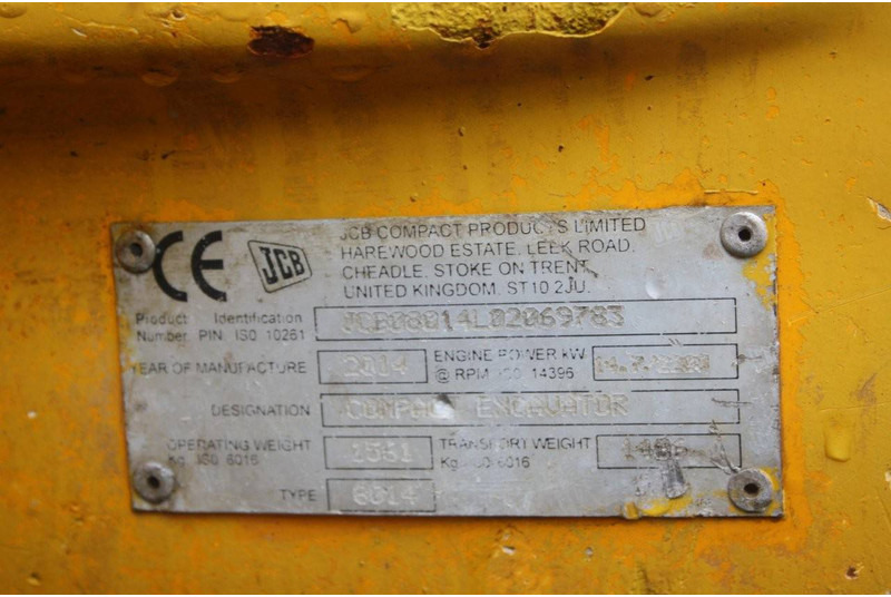 JCB 8014 CTS - Mini excavator: picture 5 JCB 8014 CTS - Mini excavator: picture 5