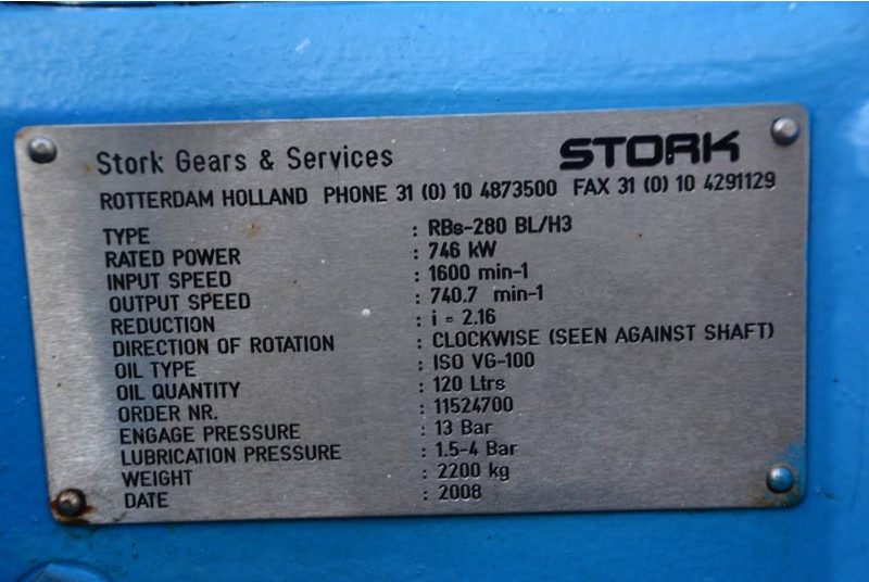 IHC IHC Dredgepump with Gearbox 450mm - Construction machinery: picture 4 IHC IHC Dredgepump with Gearbox 450mm - Construction machinery: picture 4