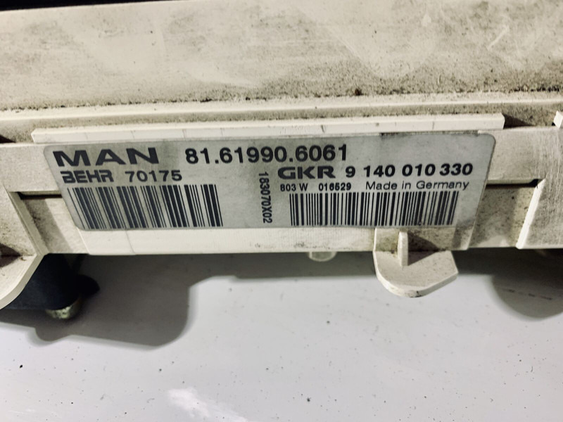 MAN TG 40 BEHR - Dashboard: picture 2 MAN TG 40 BEHR - Dashboard: picture 2