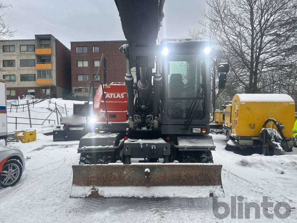 Atlas 160W Blue - Wheel excavator: picture 2 Atlas 160W Blue - Wheel excavator: picture 2