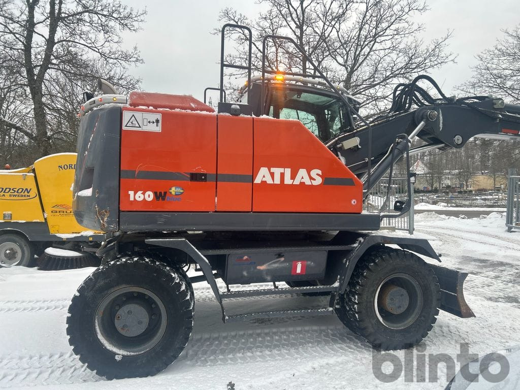 Atlas 160W Blue - Wheel excavator: picture 4 Atlas 160W Blue - Wheel excavator: picture 4