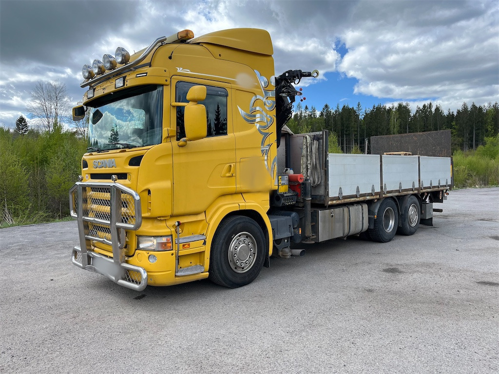SCANIA R420LB6X2MNB - Crane truck, Dropside/ Flatbed truck: picture 1 SCANIA R420LB6X2MNB - Crane truck, Dropside/ Flatbed truck: picture 1