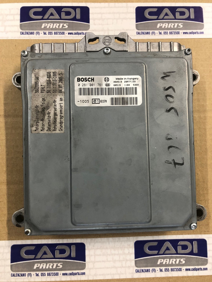 CENTRALINA EDC - RIF. BOSCH 0281001761 - RIF. MAN 51116167177 - ECU: picture 1 CENTRALINA EDC - RIF. BOSCH 0281001761 - RIF. MAN 51116167177 - ECU: picture 1