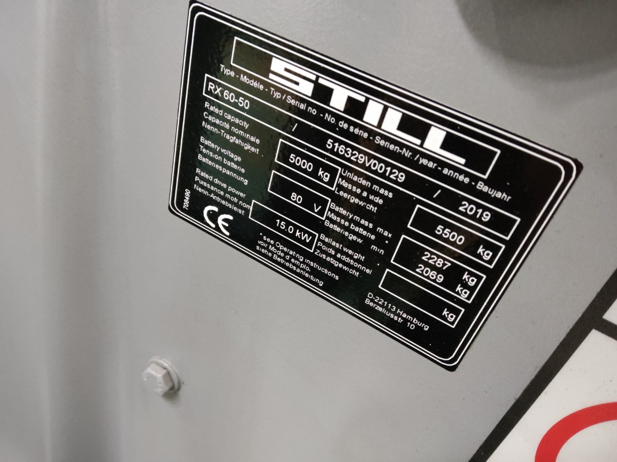STILL RX60-50 - Electric forklift: picture 5 STILL RX60-50 - Electric forklift: picture 5