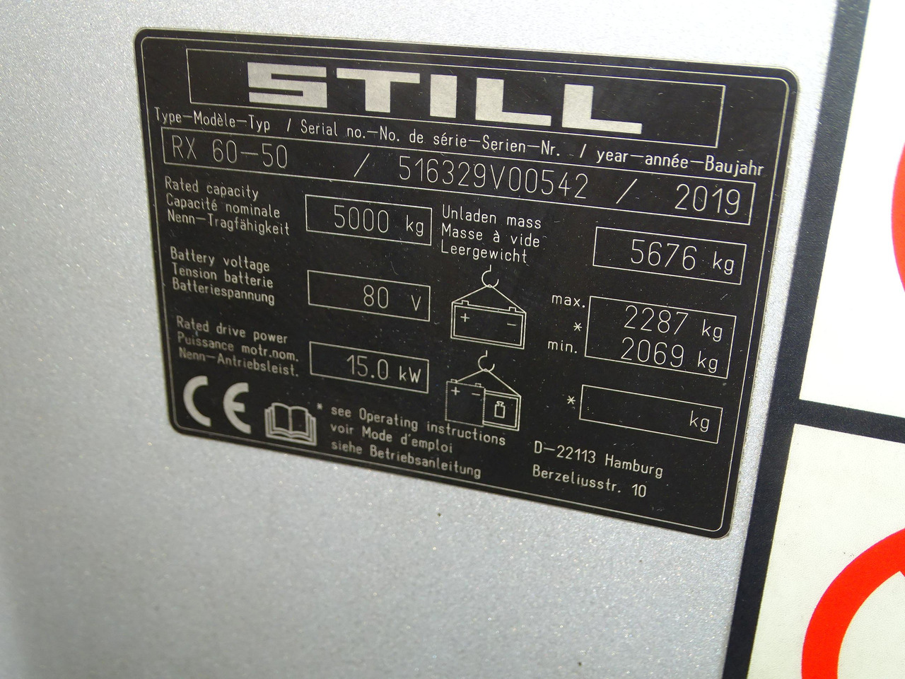 STILL RX60-50 - Electric forklift: picture 5 STILL RX60-50 - Electric forklift: picture 5