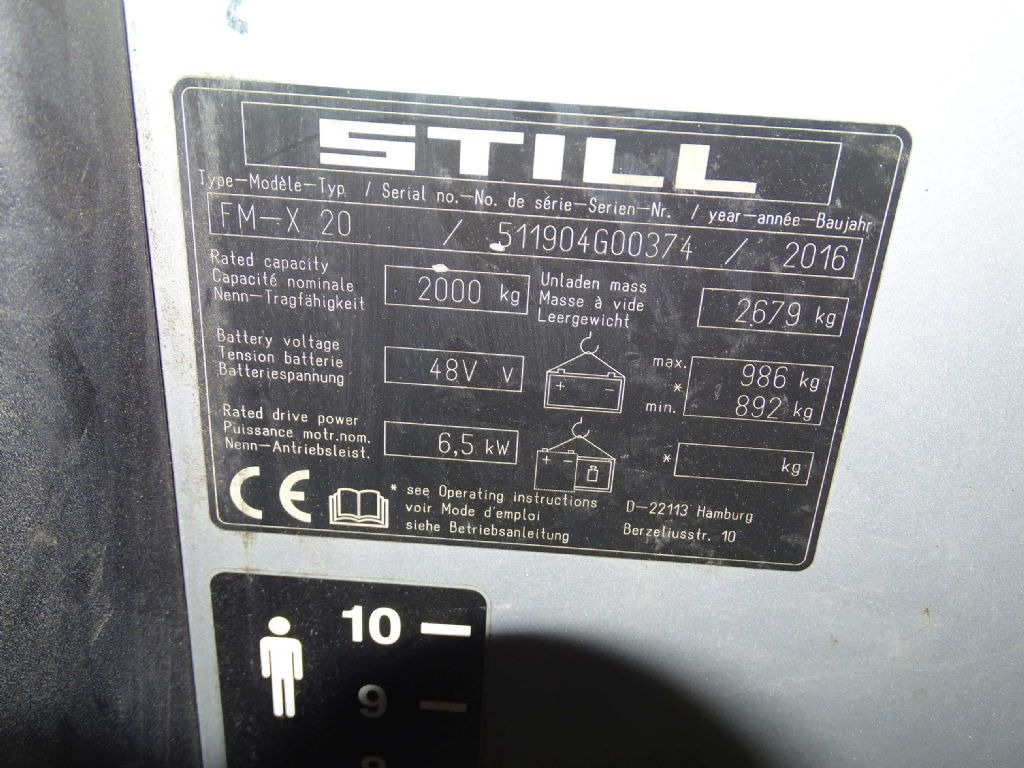 Still FM-X20 - Reach truck: picture 5 Still FM-X20 - Reach truck: picture 5
