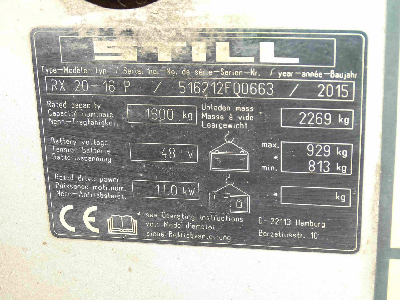 Still RX20-16P - Electric forklift: picture 5 Still RX20-16P - Electric forklift: picture 5