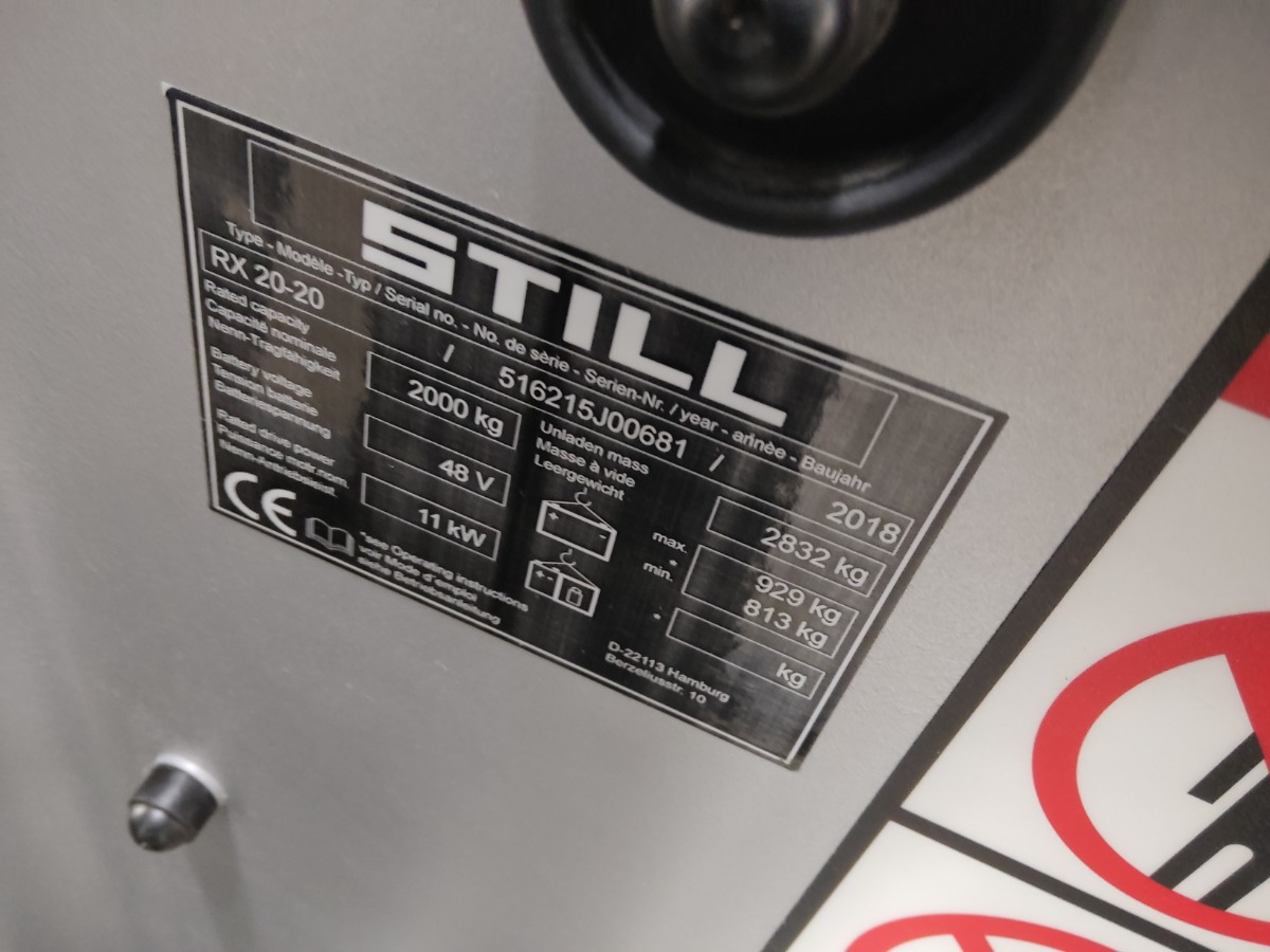 Still RX20-20 - Electric forklift: picture 5 Still RX20-20 - Electric forklift: picture 5
