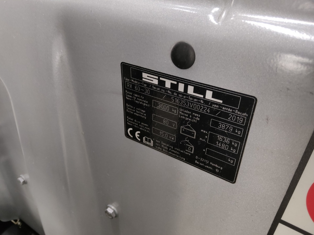 Still RX60-30 - Electric forklift: picture 5 Still RX60-30 - Electric forklift: picture 5