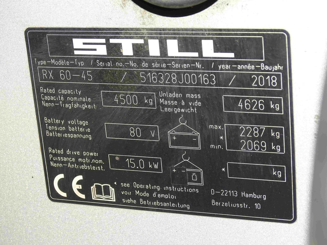 Still RX60-45 - Electric forklift: picture 5 Still RX60-45 - Electric forklift: picture 5