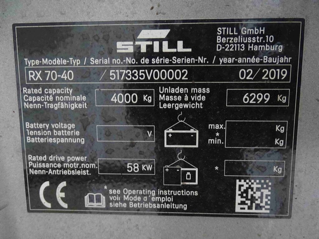 Still RX70-40T - LPG forklift: picture 5 Still RX70-40T - LPG forklift: picture 5