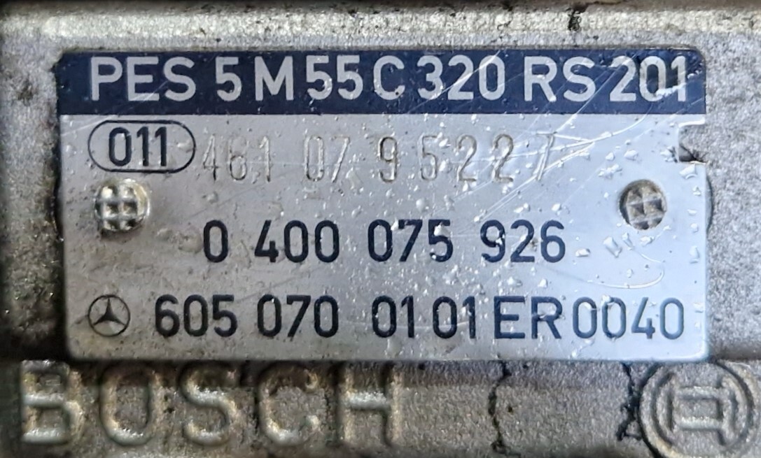 BOSCH INJECTION PUMP 0400075926 - Spare parts for Other machinery: picture 2 BOSCH INJECTION PUMP 0400075926 - Spare parts for Other machinery: picture 2