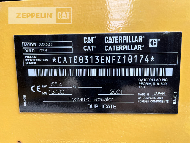 Cat 313GC - Crawler excavator: picture 2 Cat 313GC - Crawler excavator: picture 2