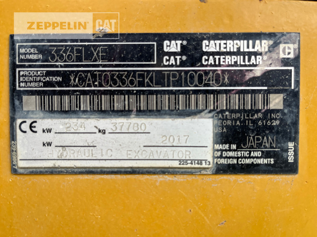 Cat 336FLNXE - Crawler excavator: picture 2 Cat 336FLNXE - Crawler excavator: picture 2