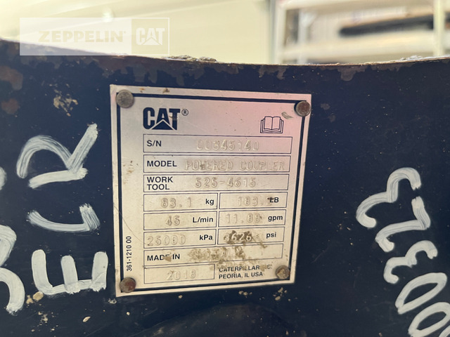 Cat CW10 hydraulisch 308 - Quick coupler for Construction machinery: picture 5 Cat CW10 hydraulisch 308 - Quick coupler for Construction machinery: picture 5