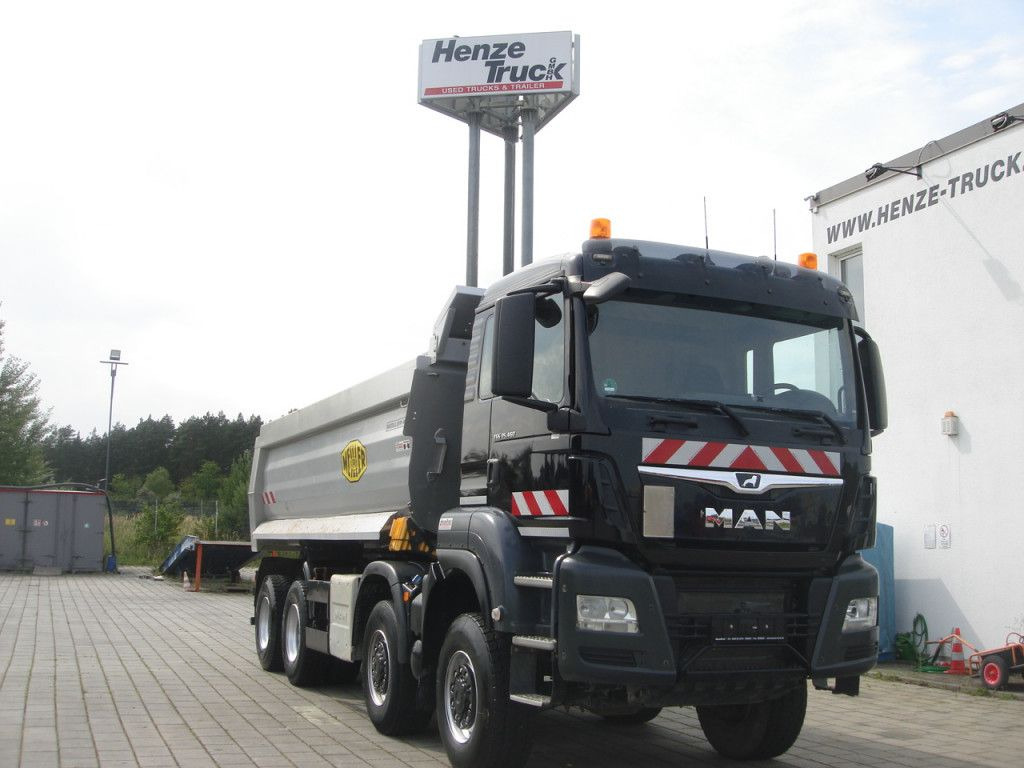 MAN TG-S 35.460 8x6 4 Achs Muldenkipper Meiller 18m³ - Tipper: picture 2 MAN TG-S 35.460 8x6 4 Achs Muldenkipper Meiller 18m³ - Tipper: picture 2
