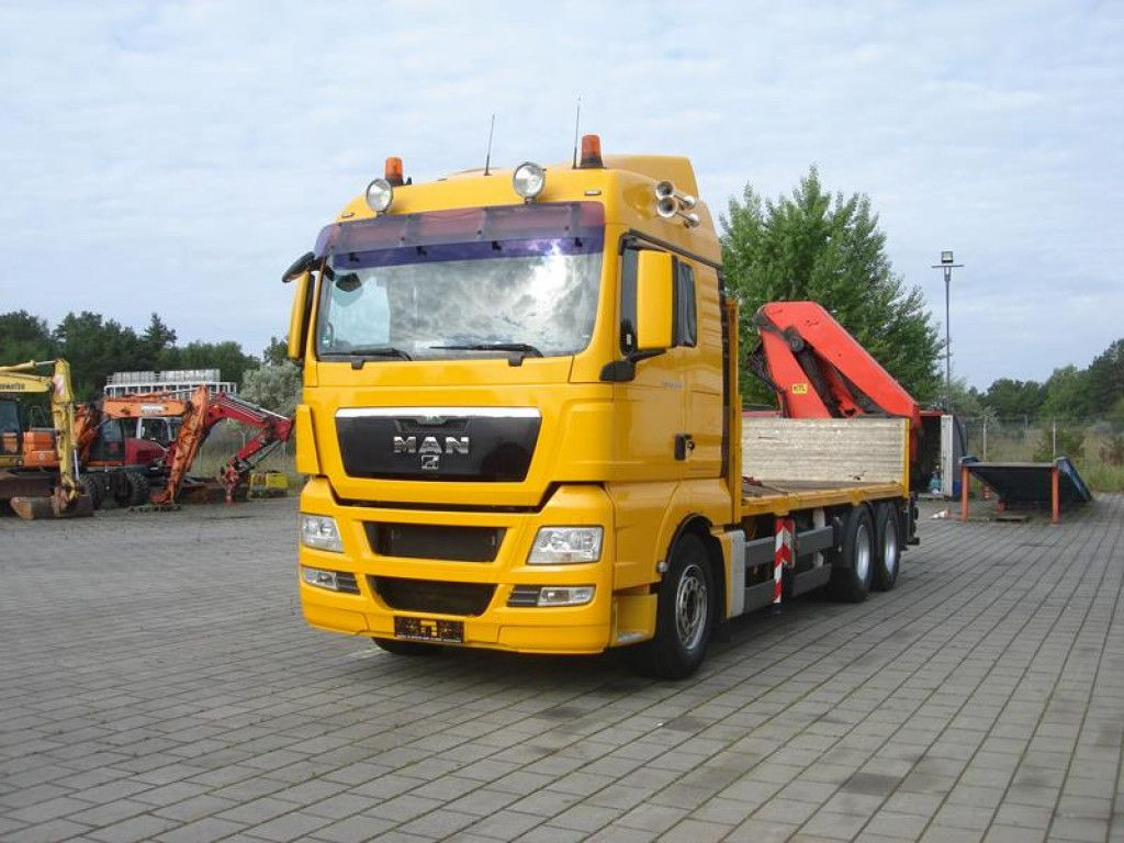MAN TG-X 26.440 6x4 BL Pritsche Heckkran Palf. PK 42 - Dropside/ Flatbed truck, Crane truck: picture 2 MAN TG-X 26.440 6x4 BL Pritsche Heckkran Palf. PK 42 - Dropside/ Flatbed truck, Crane truck: picture 2