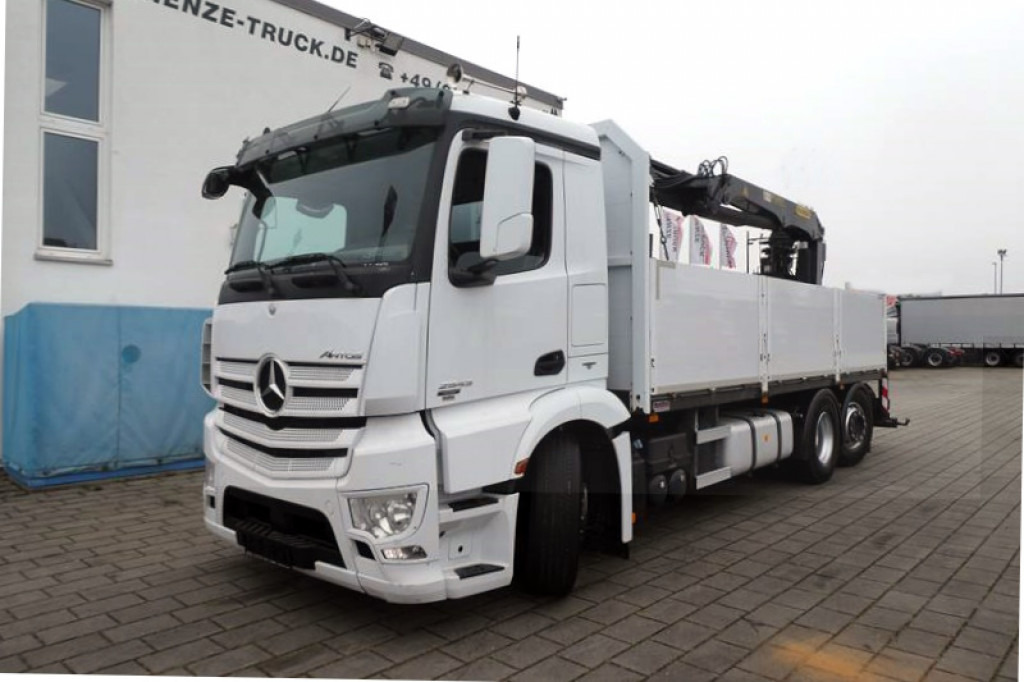 MERCEDES-BENZ Mercedes-Benz Antos Pritsche Heckkran 2543 L/6x2 - Dropside/ Flatbed truck, Crane truck: picture 2 MERCEDES-BENZ Mercedes-Benz Antos Pritsche Heckkran 2543 L/6x2 - Dropside/ Flatbed truck, Crane truck: picture 2