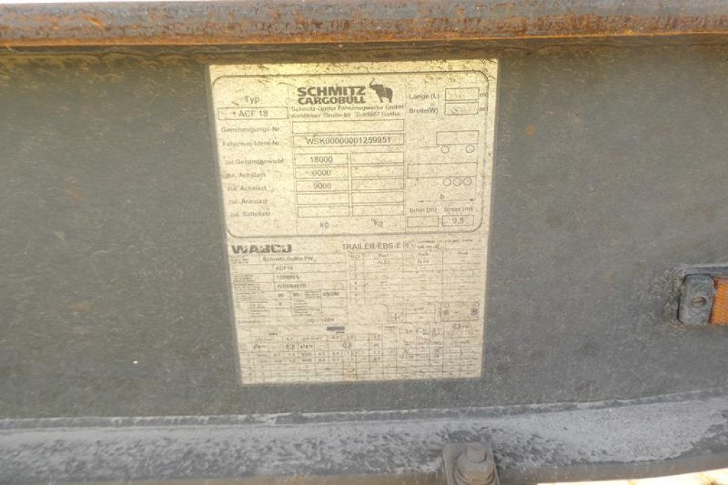 SCHMITZ GOTHA Abrollcontainernanhänger ACF 18 Containeranhänger S -Schlitten - Roll-off/ Skip trailer: picture 2 SCHMITZ GOTHA Abrollcontainernanhänger ACF 18 Containeranhänger S -Schlitten - Roll-off/ Skip trailer: picture 2