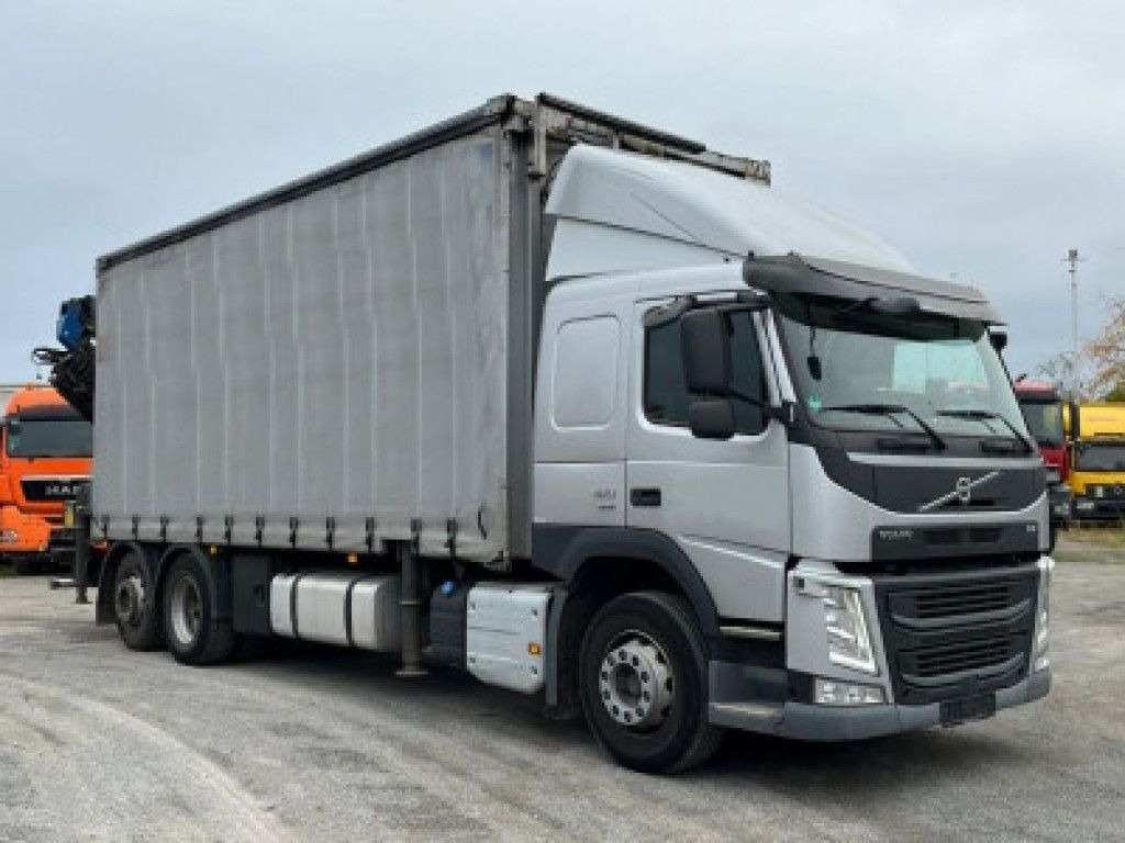 Volvo FM 420 6x2 Pritsche Heckkran 27m/t,Funk,Jib ,E6 - Crane truck, Curtain side truck: picture 2 Volvo FM 420 6x2 Pritsche Heckkran 27m/t,Funk,Jib ,E6 - Crane truck, Curtain side truck: picture 2