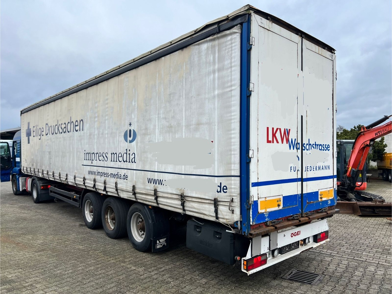 Kögel SN 24 3-Achs Plane TÜV 06/2025 BPW - Curtainsider semi-trailer: picture 2 Kögel SN 24 3-Achs Plane TÜV 06/2025 BPW - Curtainsider semi-trailer: picture 2