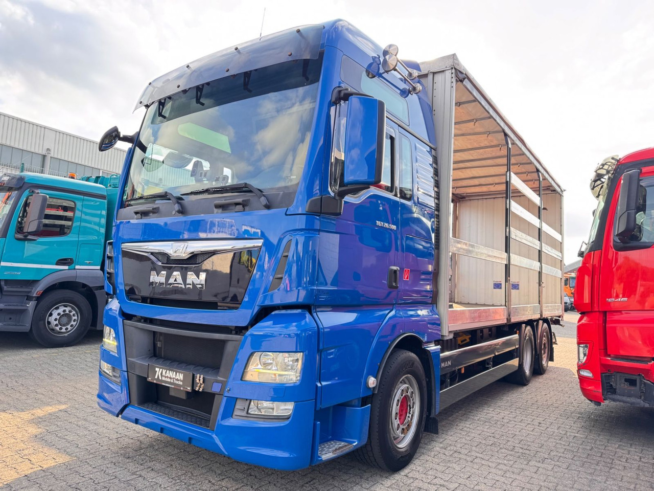 MAN 26.500 TGX+Anh LBW Euro6 Lift/Lenkachse - Curtain side truck: picture 2 MAN 26.500 TGX+Anh LBW Euro6 Lift/Lenkachse - Curtain side truck: picture 2