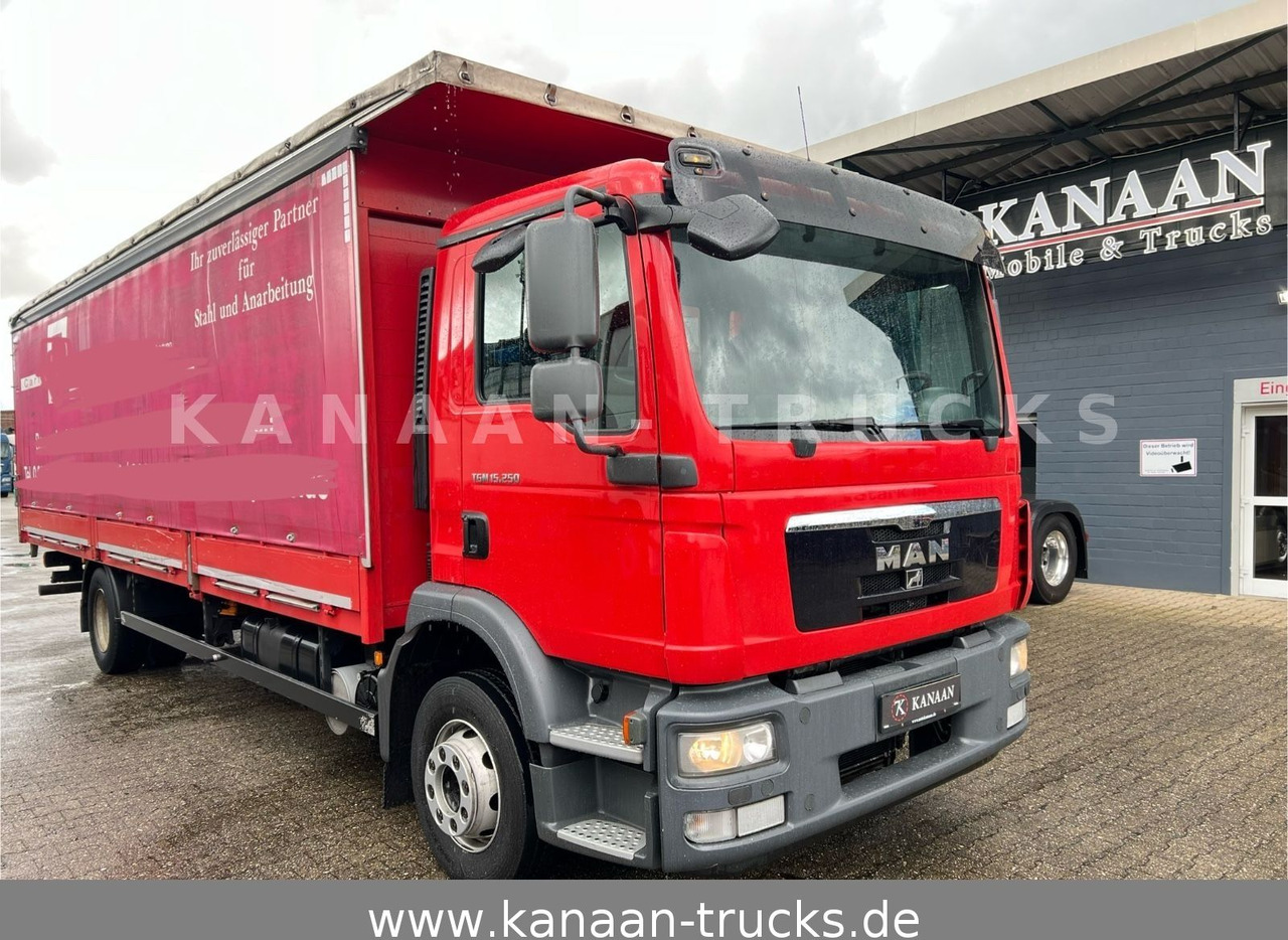 MAN TGM 15.250 Spezial Aufbau Langmaterial 7,5m - Curtain side truck: picture 1 MAN TGM 15.250 Spezial Aufbau Langmaterial 7,5m - Curtain side truck: picture 1