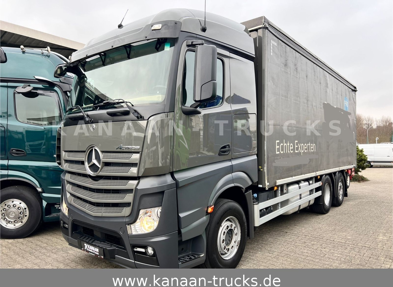 Mercedes-Benz 2548 Actros 6x2 Pritsche Moffet Mitnahme stapler - Curtain side truck: picture 3 Mercedes-Benz 2548 Actros 6x2 Pritsche Moffet Mitnahme stapler - Curtain side truck: picture 3