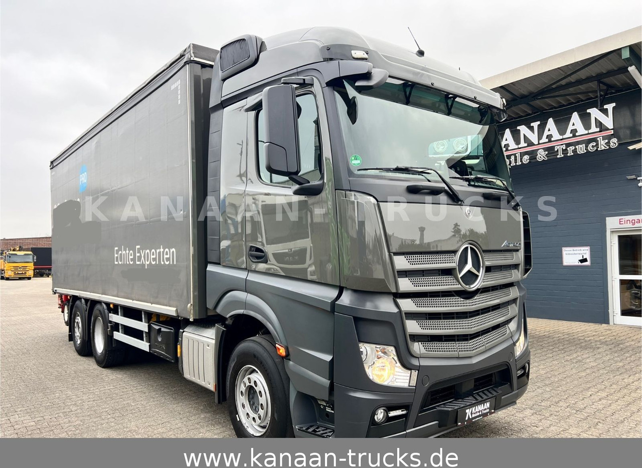 Mercedes-Benz 2548 Actros 6x2 Pritsche Moffet Mitnahme stapler - Curtain side truck: picture 2 Mercedes-Benz 2548 Actros 6x2 Pritsche Moffet Mitnahme stapler - Curtain side truck: picture 2